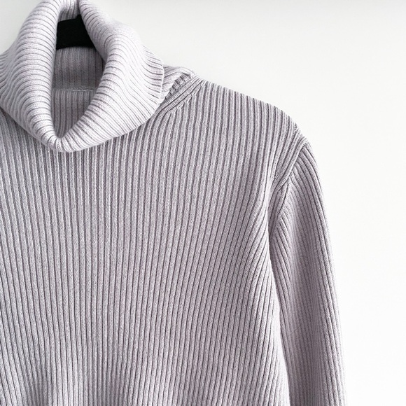 WILFRED Ribbed Crop Turtleneck Sweater - Picture 7 of 12